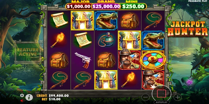 Fitur-Kemenangan-slot-Jackpot-Hunter